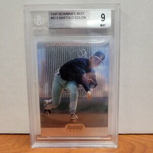 1995‎ Bowman's Best #B73 Bartolo Colon Graded 9 Mint